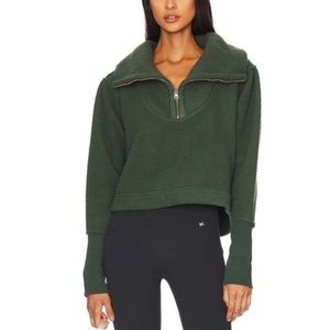 NWT Free People Poppy Pullover in Forest Pine (Green)